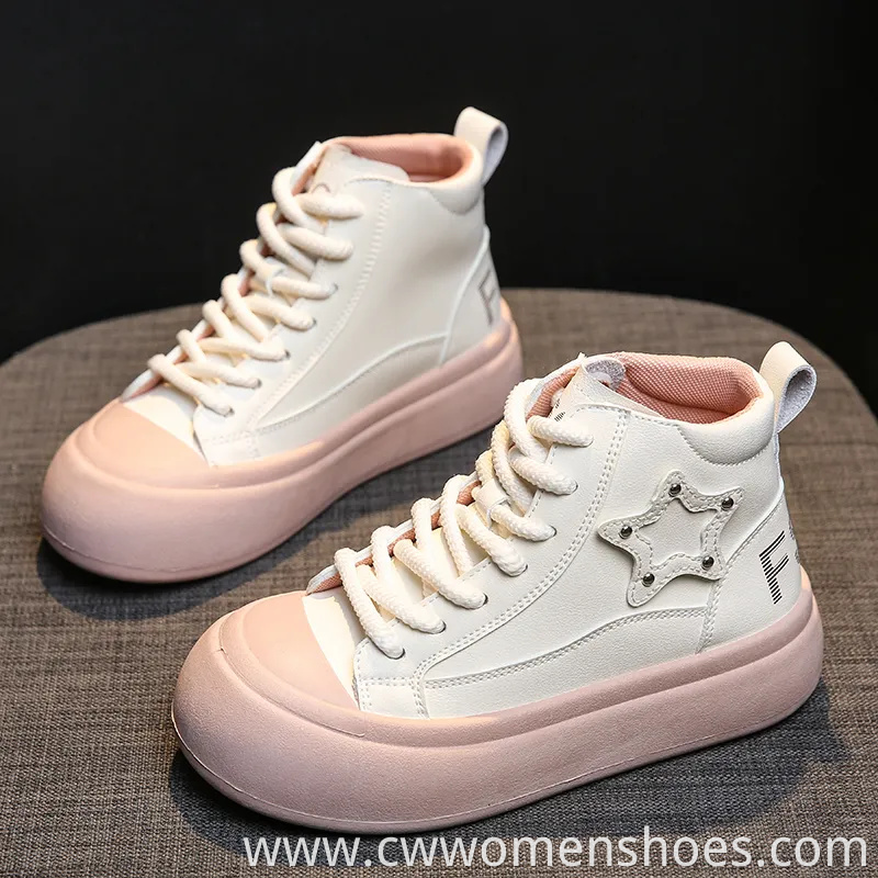 Women's New Star Big Toe Bread Shoes Casual and Comfortable Thick-Soled Sneakers